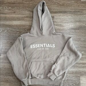 Fear of God Essentials Taupe Hoodie